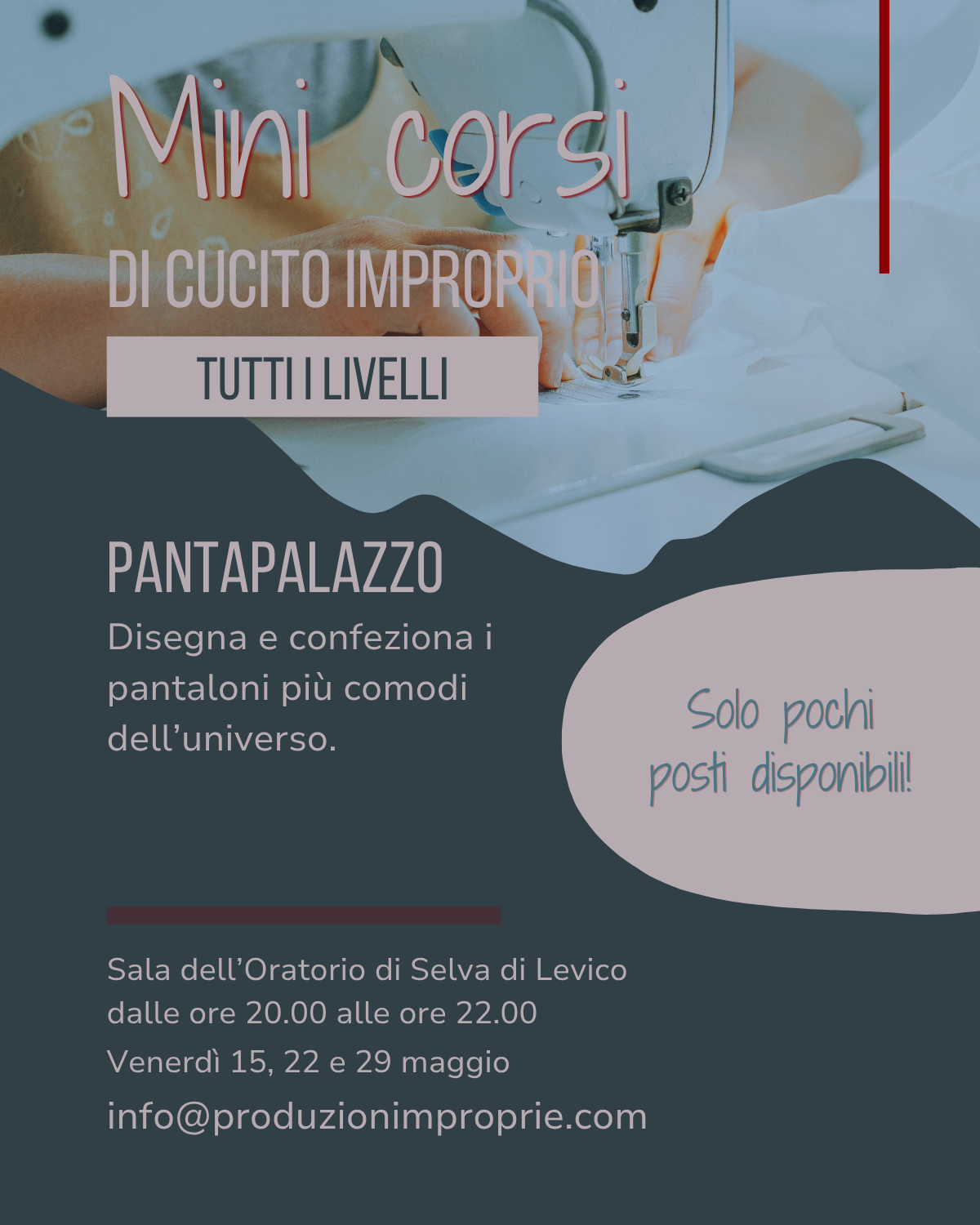 Mini corsi di cucito improprio