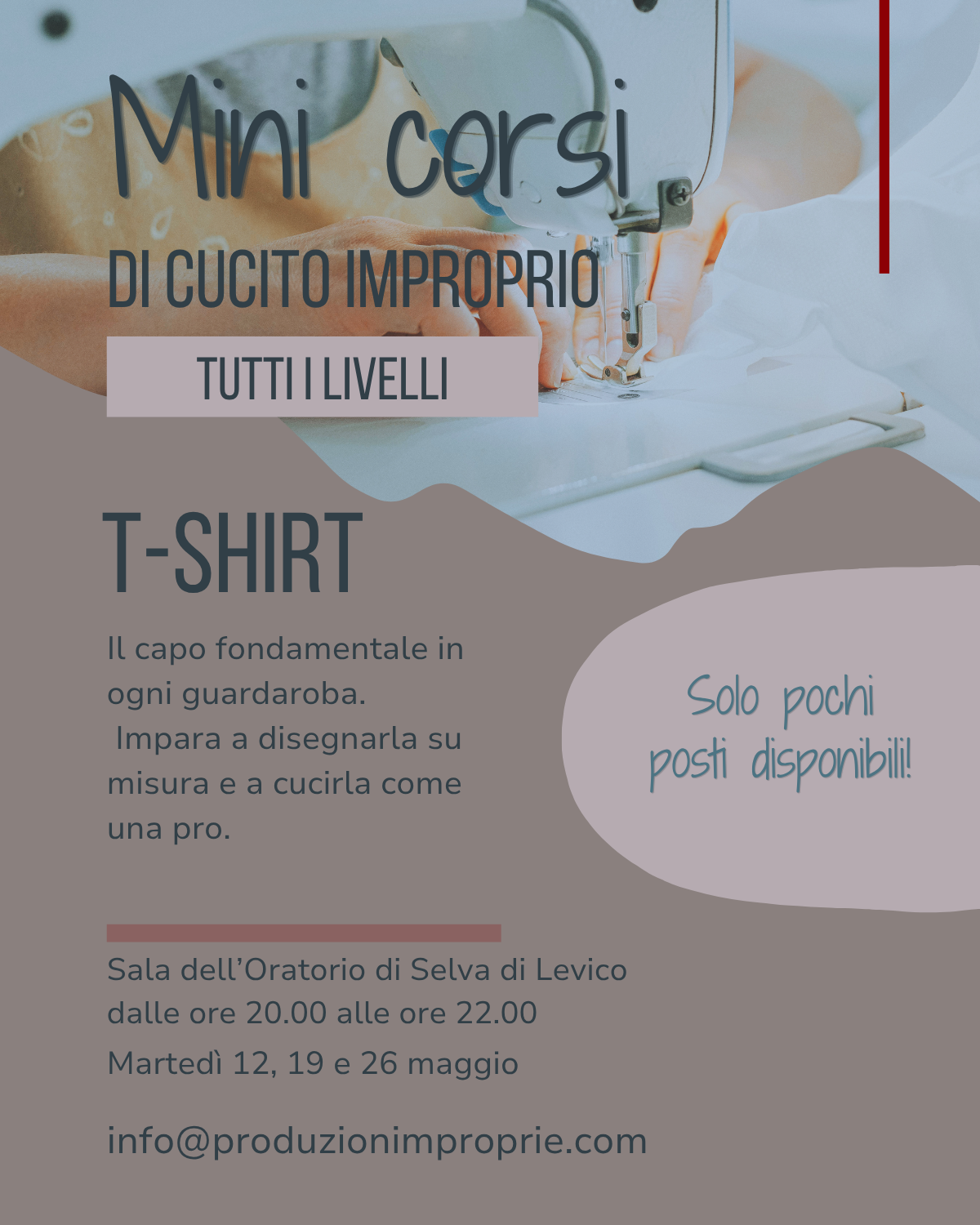 Mini corsi di cucito improprio
