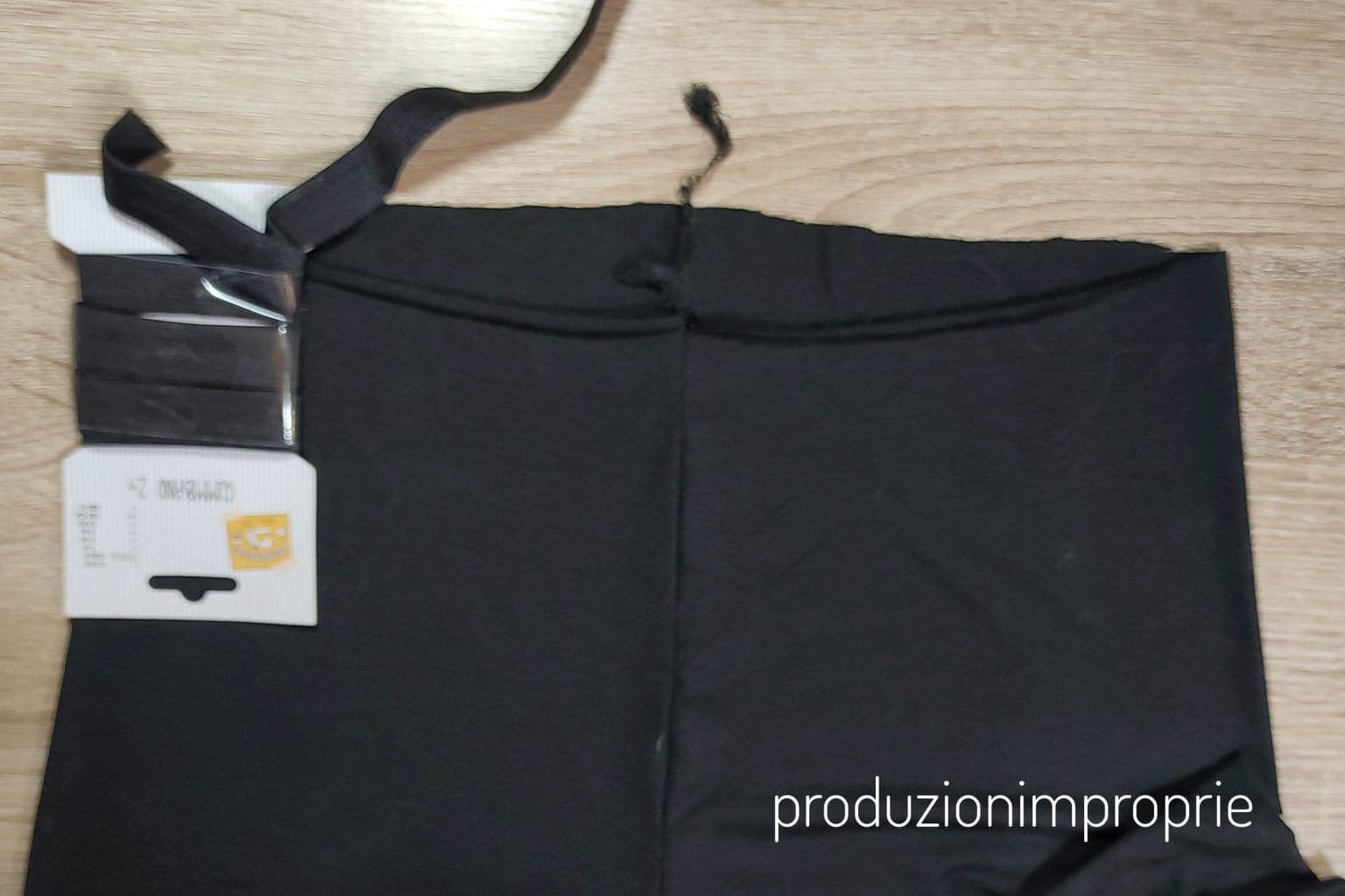 Elastico Da Cucito 10m X 1.5cm - Nero Per Vestiti E DIY