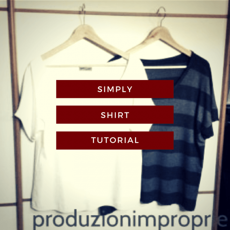 tutorial cucito maglietta fai da te