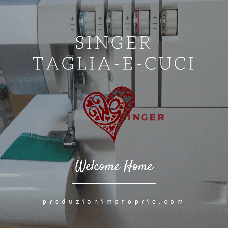 É arrivata la sorellina - tagliacuci Singer 14SH754 taglia-e-cuci Singer 14SH754