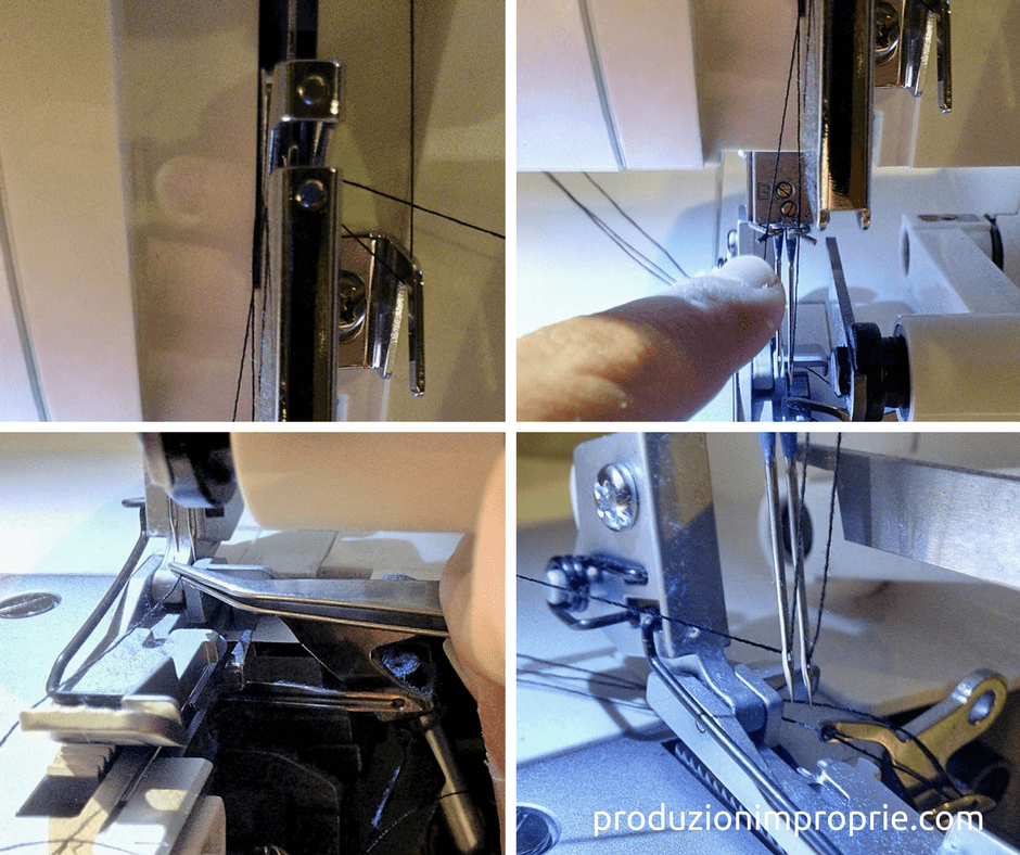 Tagliacuci Singer 14SH754 - Unboxing, recensione e l'infilatura. filo-blu