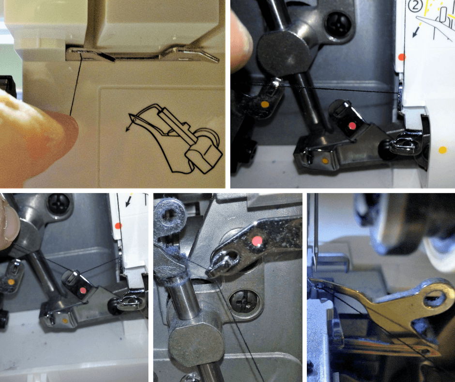 Tagliacuci Singer 14SH754 - Unboxing, recensione e l'infilatura. infilatura-rosso