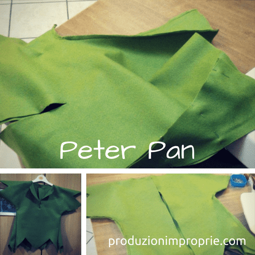 costume carnevale peter pan