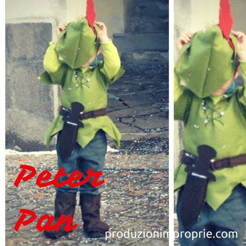 costume carnevale peter pan