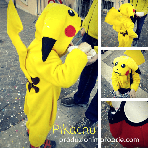 costume carnevale pikachu