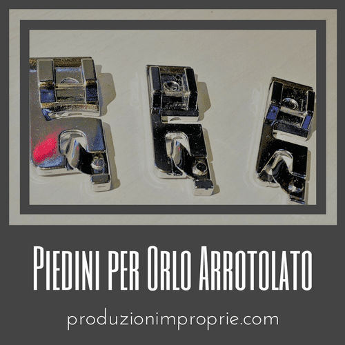 piedino per orlo arrotolato