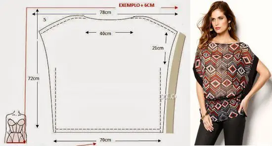 Blusa scazzata - Tutorial improprio http://moldesdicasmoda.com/