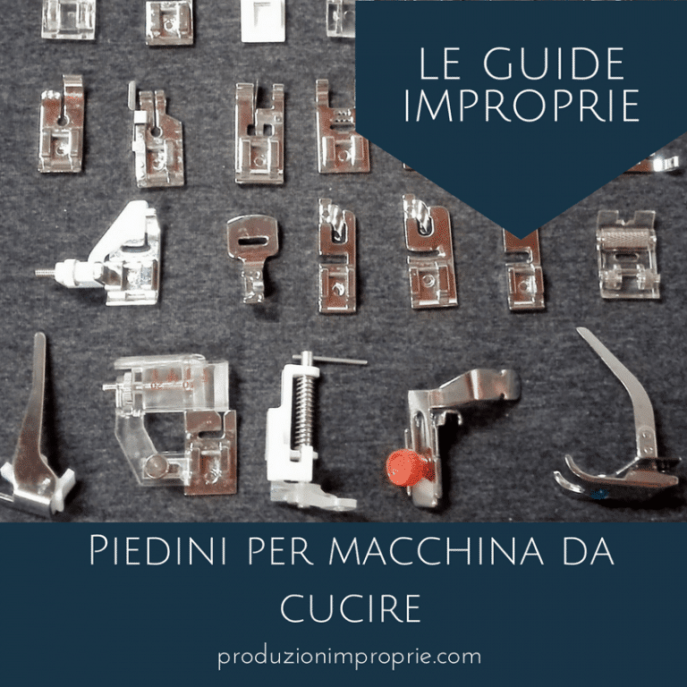 32 piedini per macchina da cucire - Le guide improprie