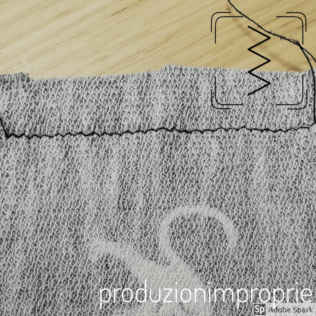 il punto elastico. il punto zig zag