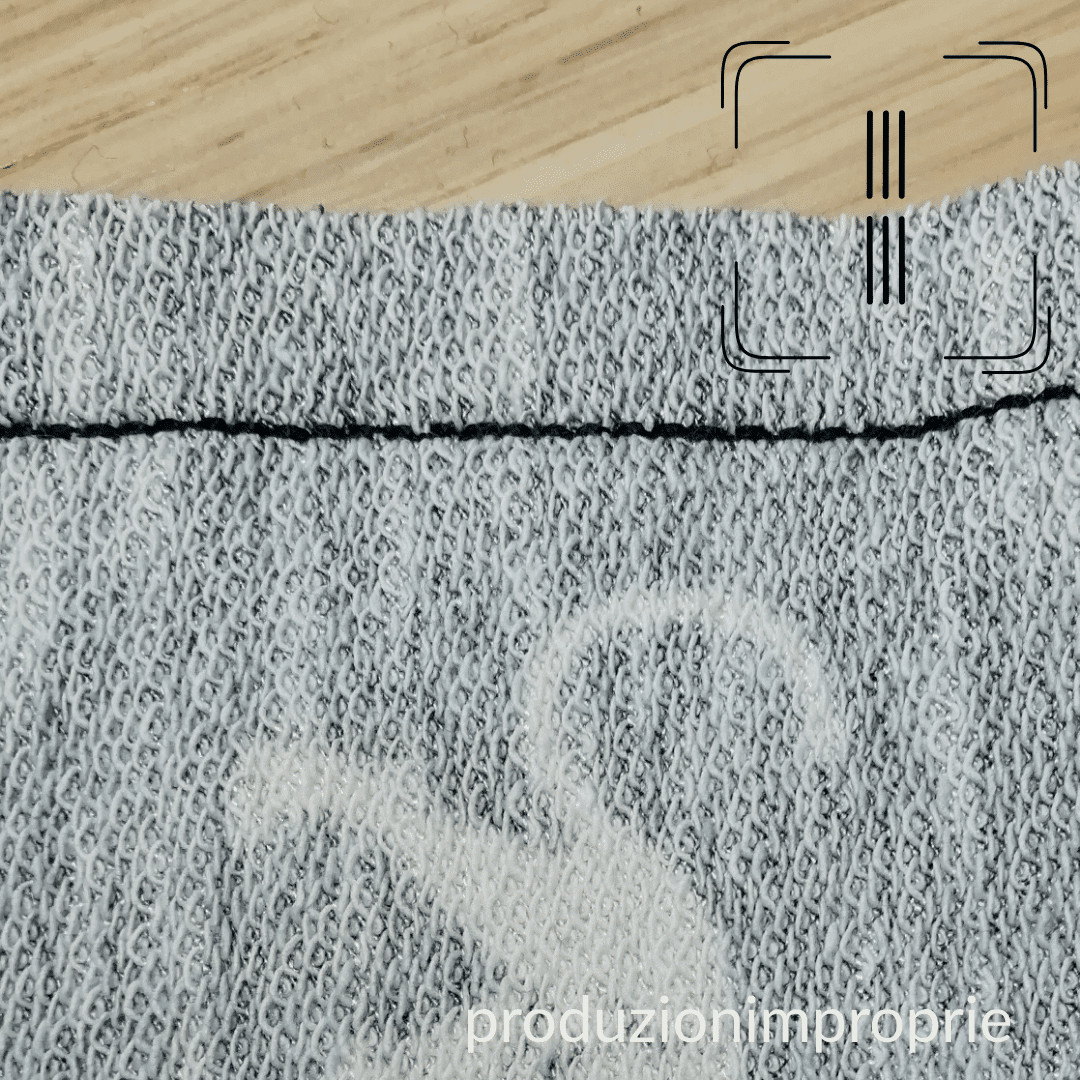punto elastico per cucire il jersey