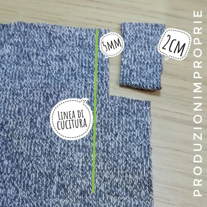 Come funziona il piedino tagliacuci? preparazione lavoro per piedino tagliacuci