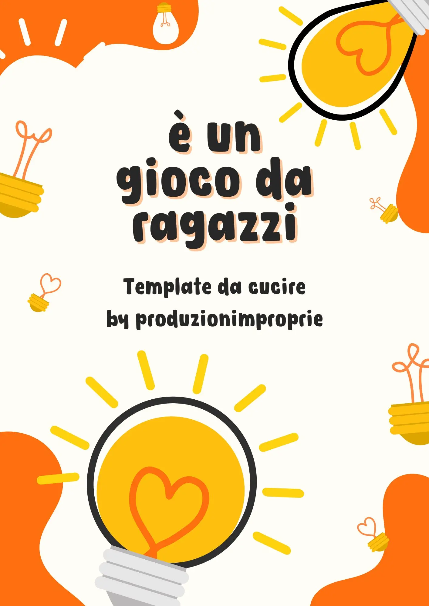 E' un gioco da ragazzi - Come introdurre il cucito ai bambini in sicurezza free tremplate pdf scaricabile gratis