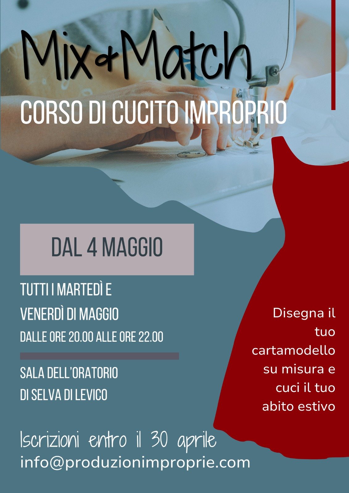 corso di cucito Mix&Match