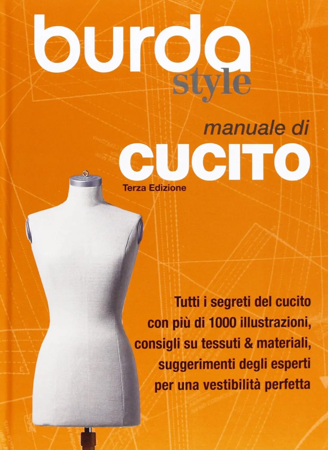 Copertina del manuale di cucito Burda Style, con oltre 1000 illustrazioni.