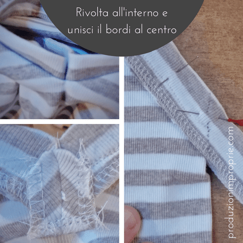 rifinire scollo a v