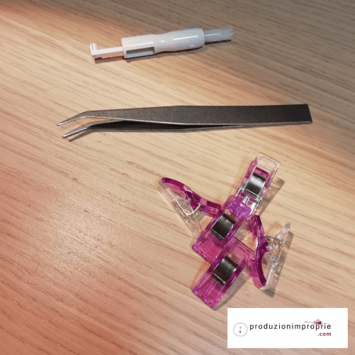 accessori tagliacuci: infila ago pinzette da cucito mollette da cucito
